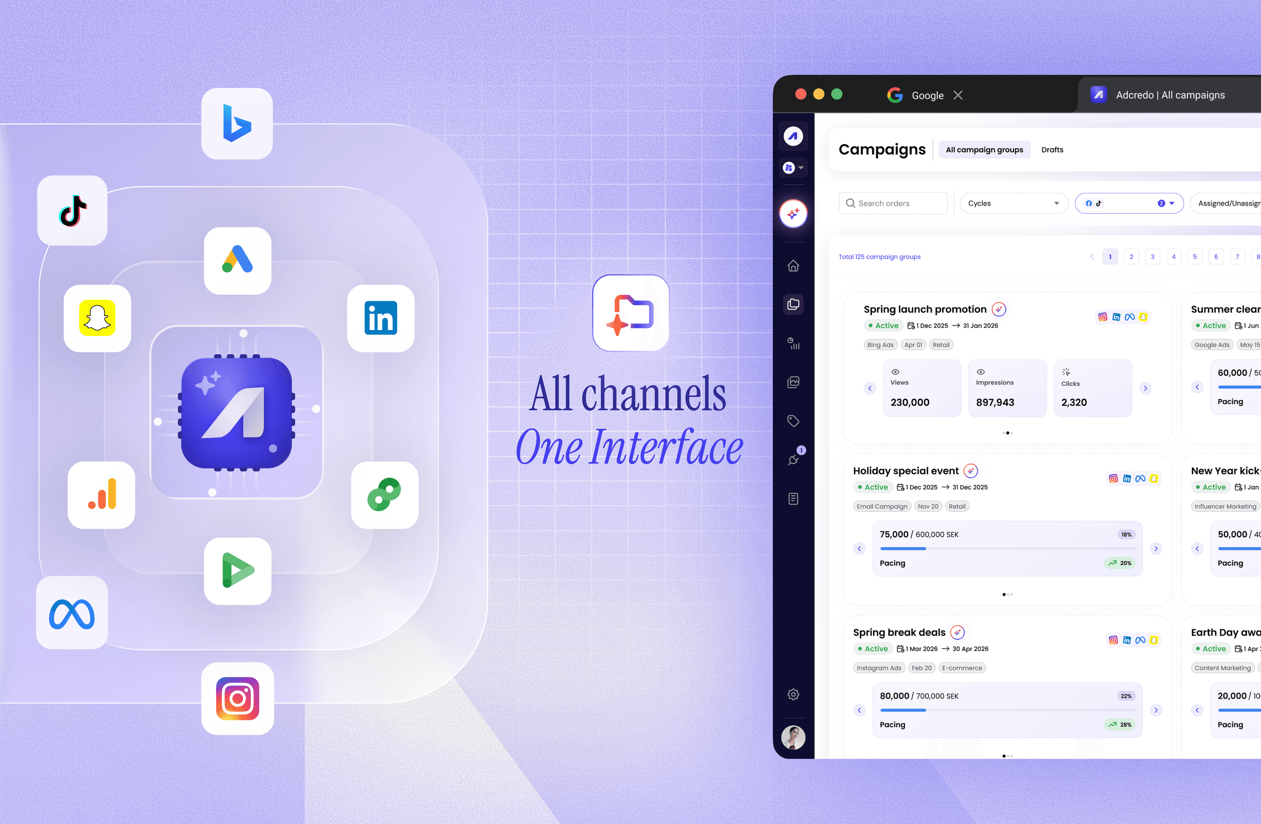 All channels, one platform